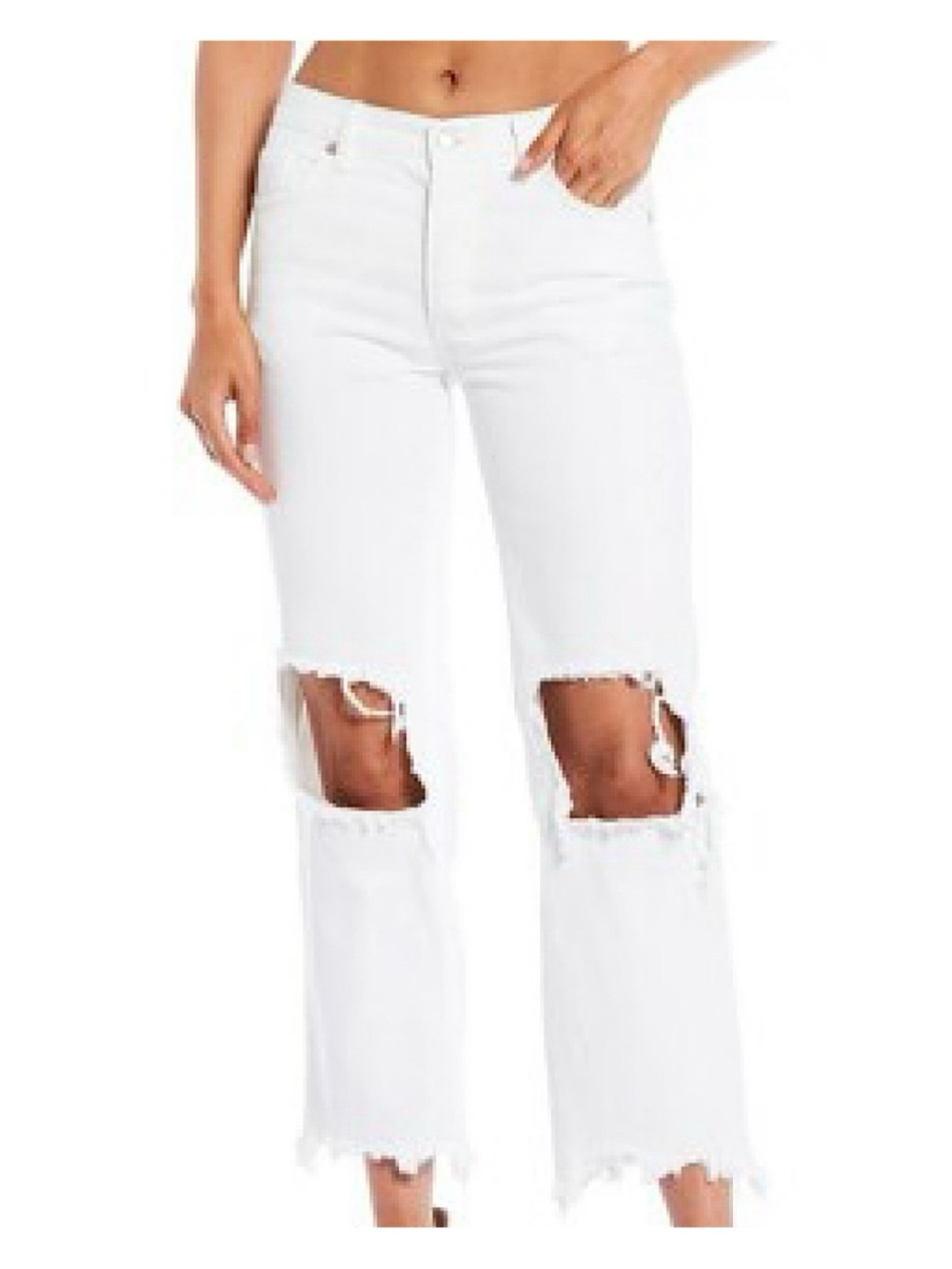 7 For All Mankind Easy Boy Bootcut Denim Jeans (Size: 25)